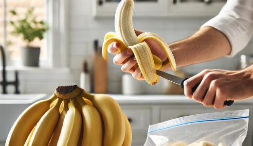 バナナの冷凍保存方法と活用法　余すことなく活用する方法