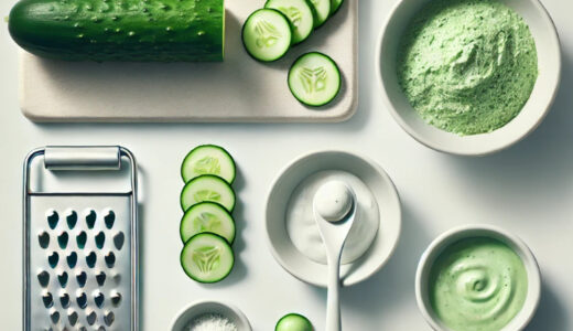 キュウリ美容パックの作り方　自宅で簡単にできる美肌ケア