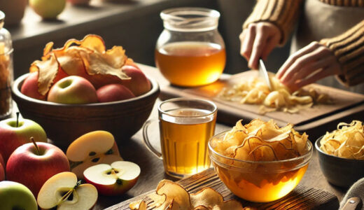 リンゴの皮を使った美味しいレシピ　無駄なく楽しむ方法