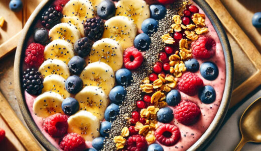 バナナを使ったスムージーボウルレシピ　簡単で美味しい朝食アイデア