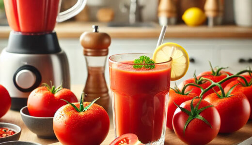 フレッシュトマトジュースの作り方　簡単で美味しい自家製レシピ