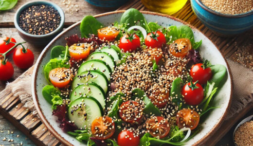 ゴマを使ったヴィーガンレシピ　美味しく健康的な食生活